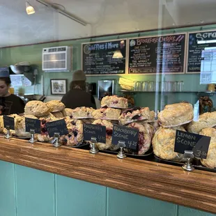 interior, bagels