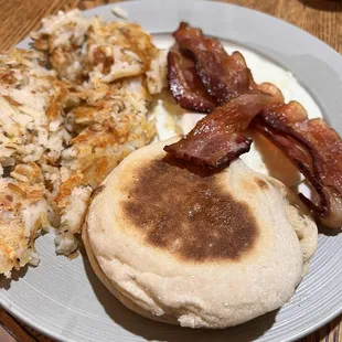 The works with bacon