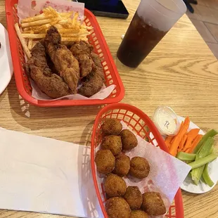 Hush Puppies and 8. Chicken Tenders