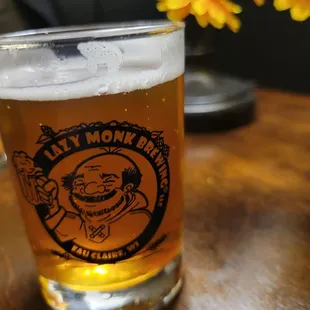 a glass of beer