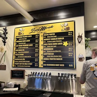 New menu board 12/29/23