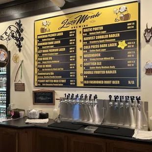 New menu board