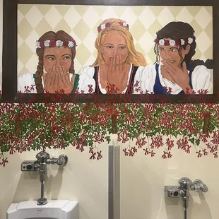 In the men&apos;s room