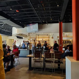 View from dining area