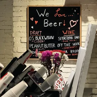 Valentine&apos;s Drink list