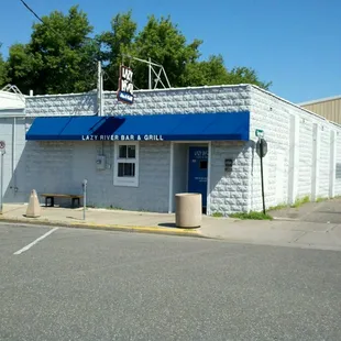 the outside of the building