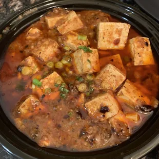Impossible Mapo Tofu (via Door Dash)