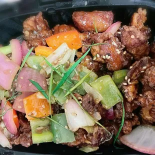 Dry Fried Aromatic Chicken