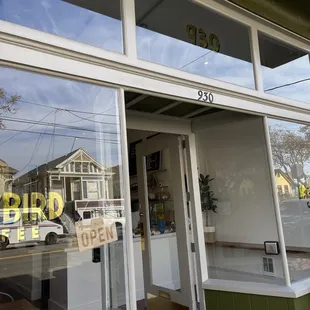 Exterior of Lazybird Coffee in Alameda.