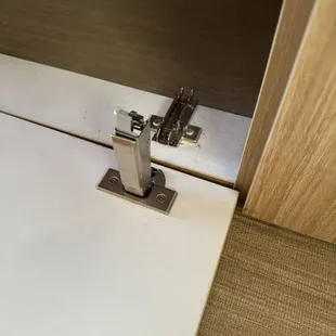 Broken cabinet bracket