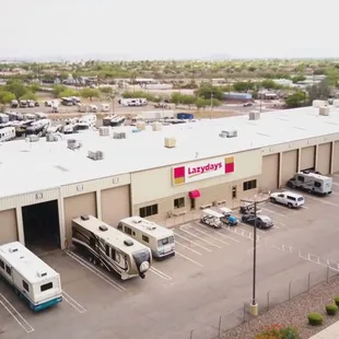 The Lazydays RV Service Center here in Tucson