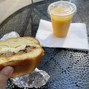 bagels, food