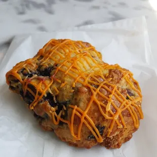 Blueberry and orange scone