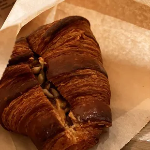 Nutella Peanut Butter Croissant