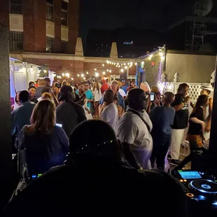 DJ Lisa Moody rockin'...