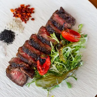steak, food