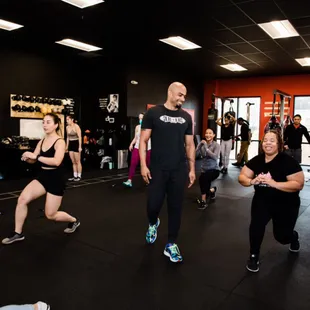 Group classes are designed for all fitness levels.