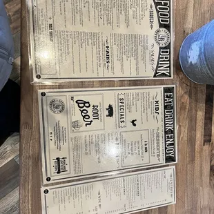 Menus