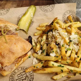Pub Tri Tip and chimmichurri fries!