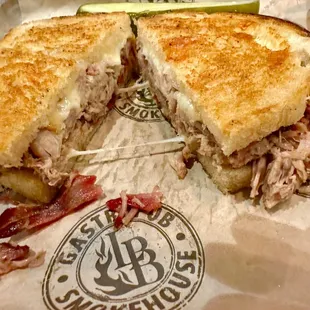 Dirty grilled cheese