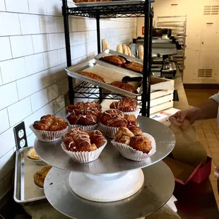 Cinnamon pull-a-parts and other goodness.