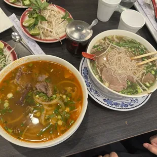 Bun Bo hue and 12. Pho Dac Biet