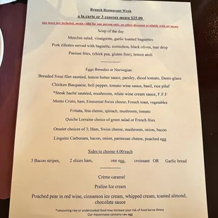 RW Winter 2023 Menu ($25 brunch)