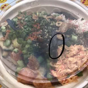 Living bug found in my poke bowl.