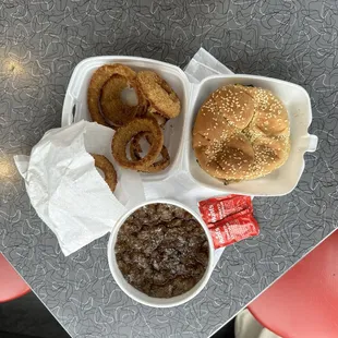 Cheeseburger Onion Rings