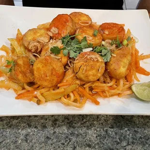 56. Pad Thai Chay with tofu