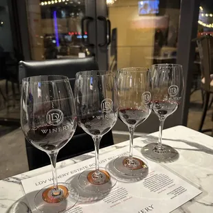 Red wine flight