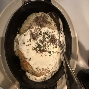 Truffle twice baked potato