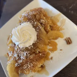 Breakfast Caramel Apple French Toast