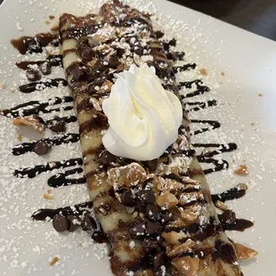 Breakfast Cannoli Crepe