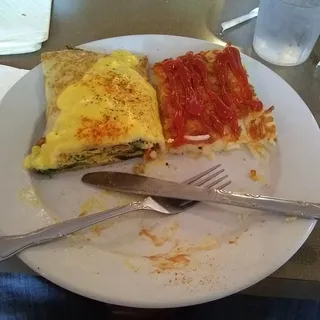 Breakfast Crepes Florentine