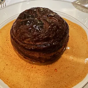 a plate of food on a table