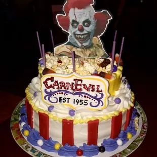 Carnevil cake