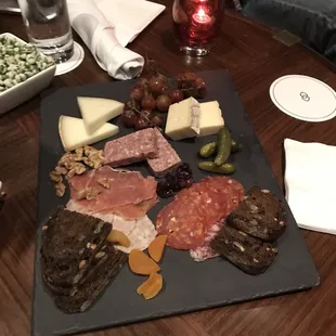 Meat and cheese plate