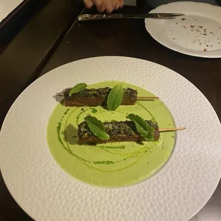 Mint Grilled Lamb