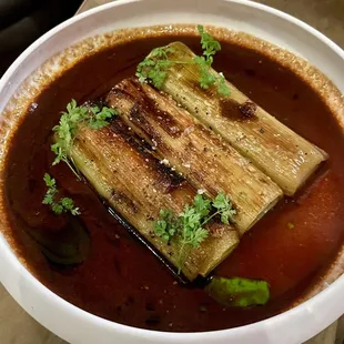 Torched Leeks