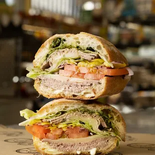 Hefty deli sandwiches made fresh to order. Don&apos;t forget to ask for a sandwich punch card!