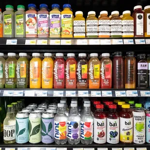 Fun soft drinks, sparkling waters, and pressed juices.