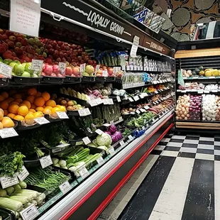 Lots of vegetables