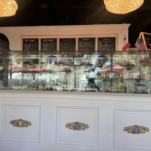 Front area where you go to plane your order. They bring the food to your table.