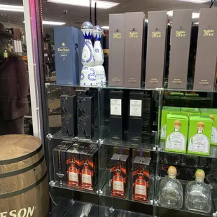 We carry all types of regular and high end liquor