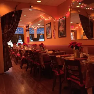 Romantic warm Christmassy