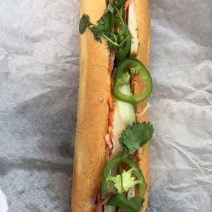The number 1 combo banh mi - tasty!