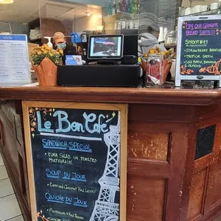 The counter where it all happens