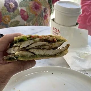 Grilled Chicken and Roasted Tomato Panini