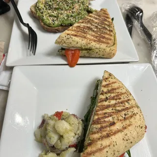 Spinach and Roasted Pepper